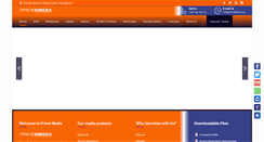 Desktop Screenshot of primedia.co.ug