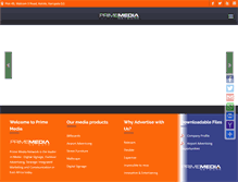 Tablet Screenshot of primedia.co.ug